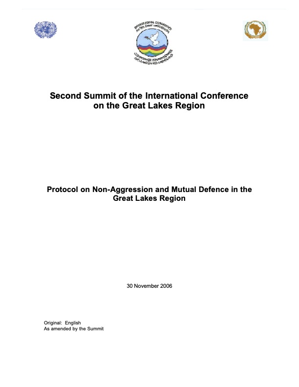 Peace And Security Icglr International Conference On The Great