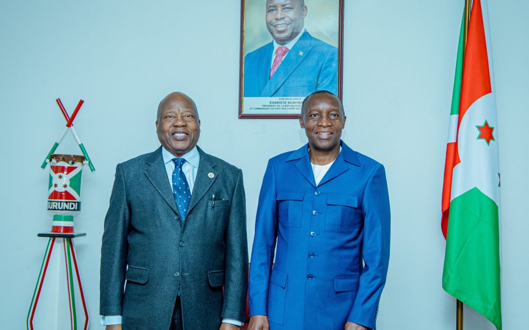 Visite de courtoisie du Secrétaire exécutif de la CIRGL au nouveau Ministre burundais des Affaires étrangères